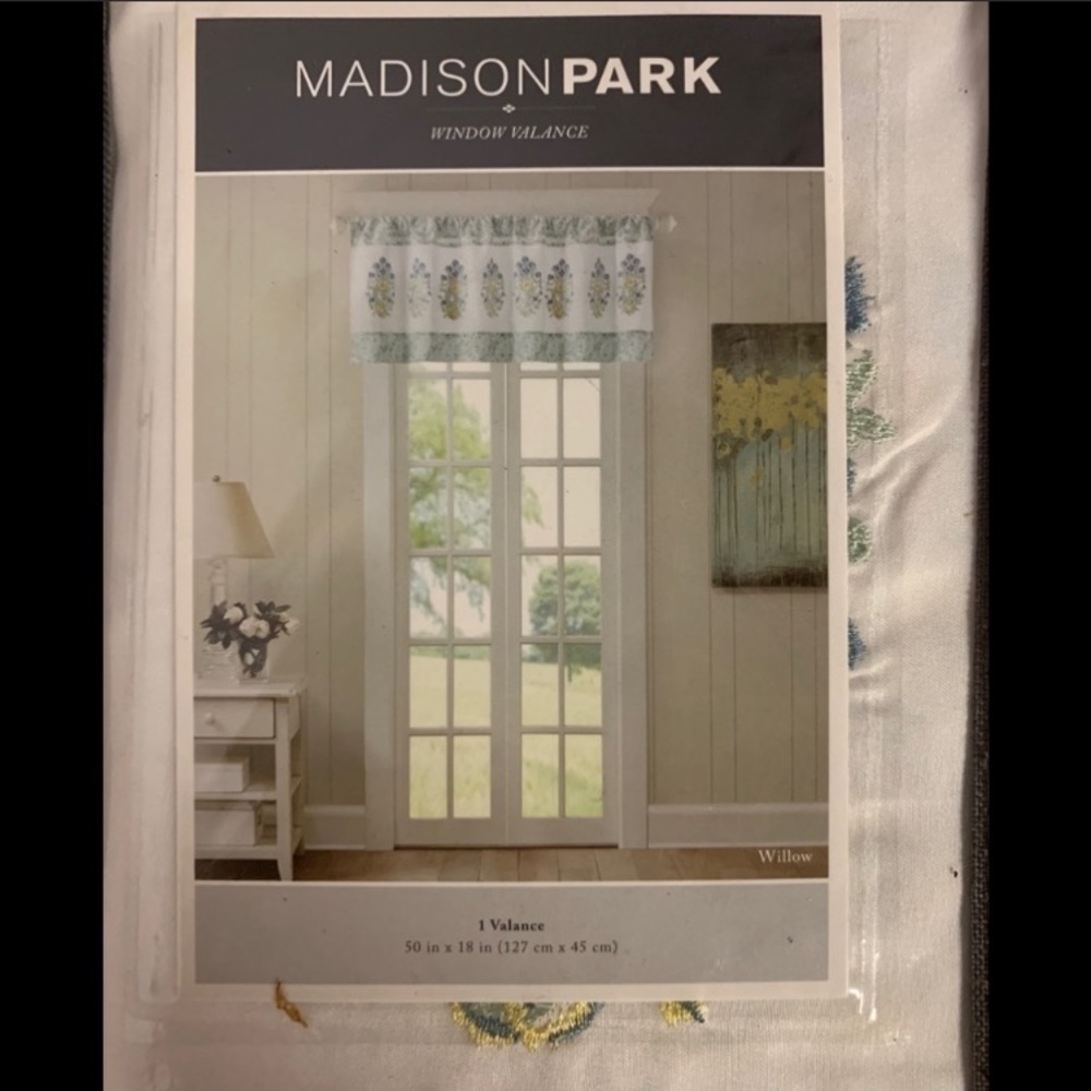 Madison‎ park window valance WILLOW